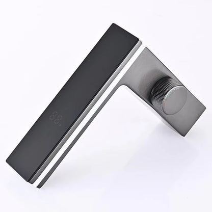 SmartFlow Digital Display LED Bathroom Faucet  Brass Basin Mixer Tap With Hot  Cold Control 5