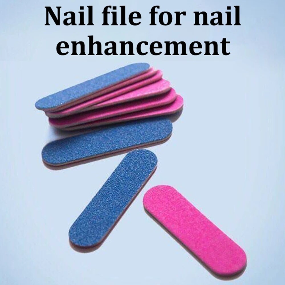 Mini Sanding Buffer Block Set Double Side Nail Files for Gel Polish, Manicure Pedicure Tool, Nail Art Salon Supply