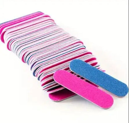 Mini Sanding Buffer Block Set Double Side Nail Files for Gel Polish, Manicure Pedicure Tool, Nail Art Salon Supply