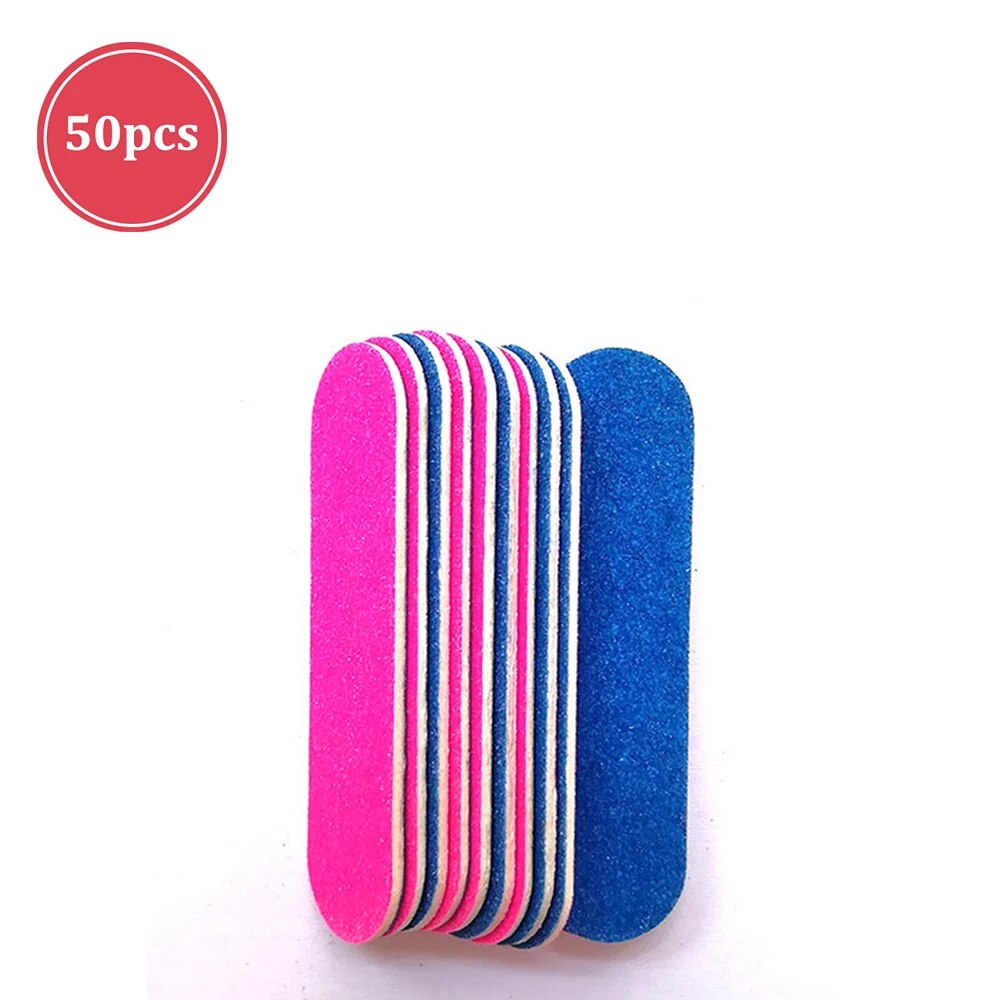 Mini Sanding Buffer Block Set Double Side Nail Files for Gel Polish, Manicure Pedicure Tool, Nail Art Salon Supply