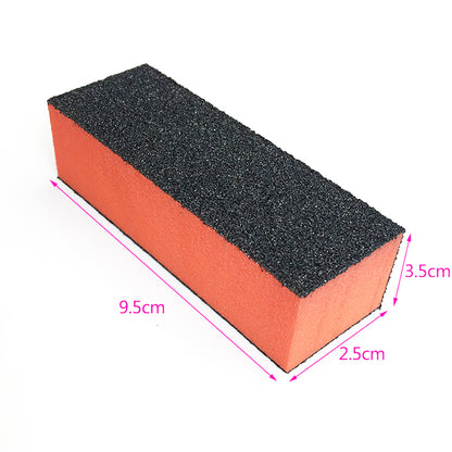 Sponge Nail Buffer Block 3 Ways Sanding Buffing Nail File Polishing Buffers For Professional Finger 6