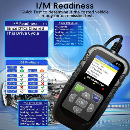 ProScan OBD2 Scanner With Voltage Tester  Engine Fault Code Reader  EOBD CAN Diagnostic Tool 5