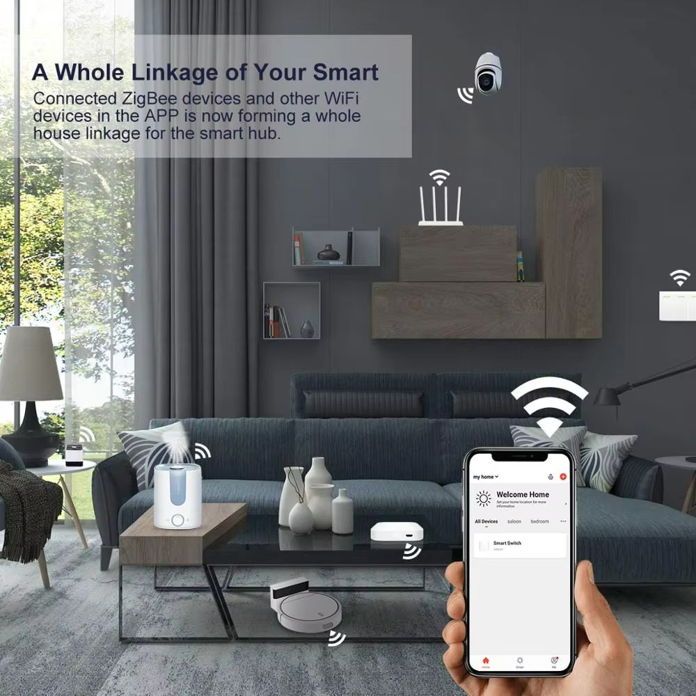 Tuya ZigBee 30 Smart Hub  Wireless  Wired Gateway Bridge For Alexa And Google Home 2