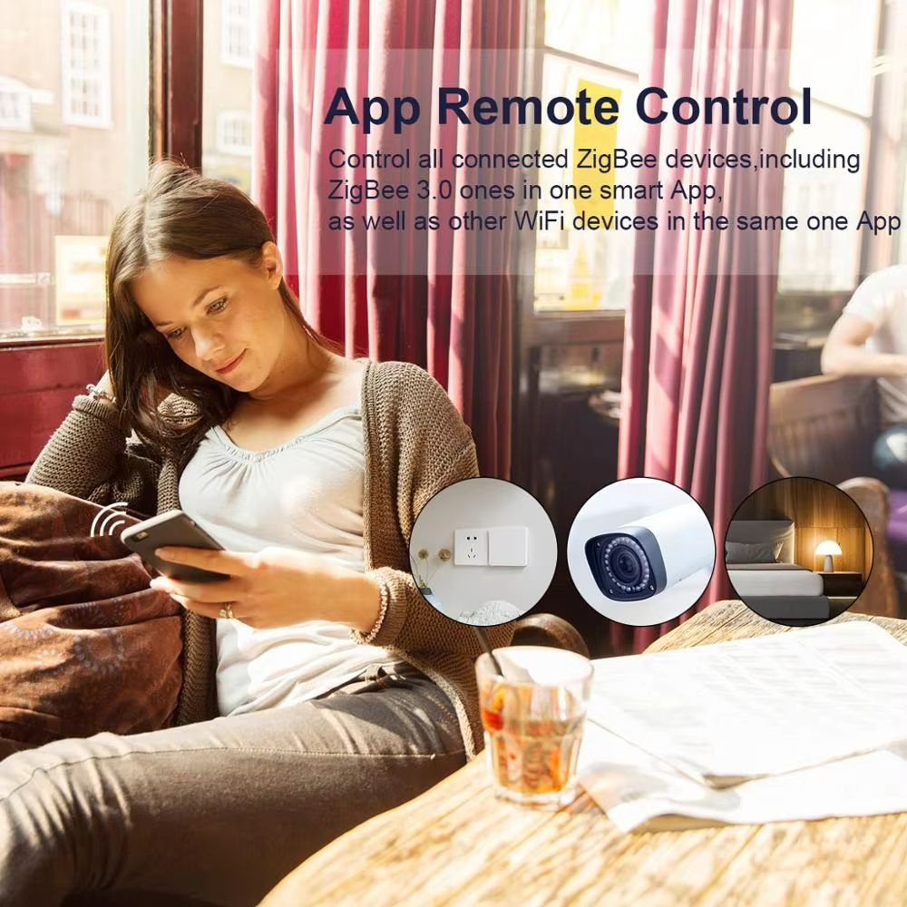 Tuya ZigBee 30 Smart Hub  Wireless  Wired Gateway Bridge For Alexa And Google Home 4