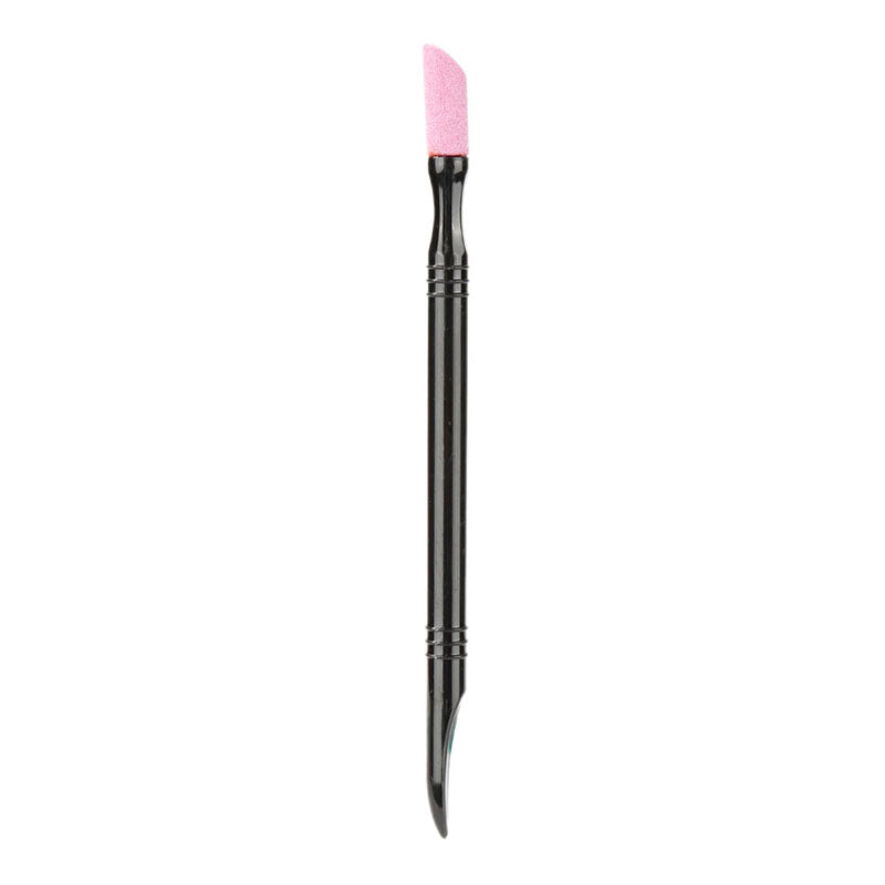 Quartz Double End Nail Cuticle Pusher, Dead Skin Remover Hangnails Trimmer, Manicure Nail Care Tool Grinding Rod