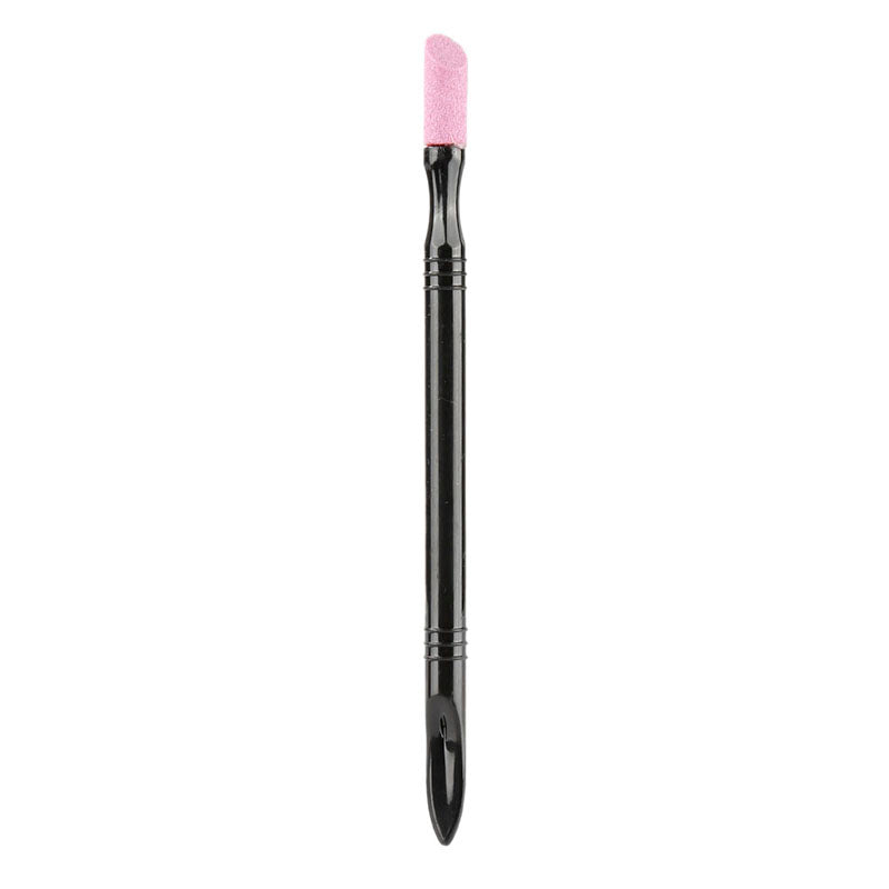 Quartz Double End Nail Cuticle Pusher, Dead Skin Remover Hangnails Trimmer, Manicure Nail Care Tool Grinding Rod