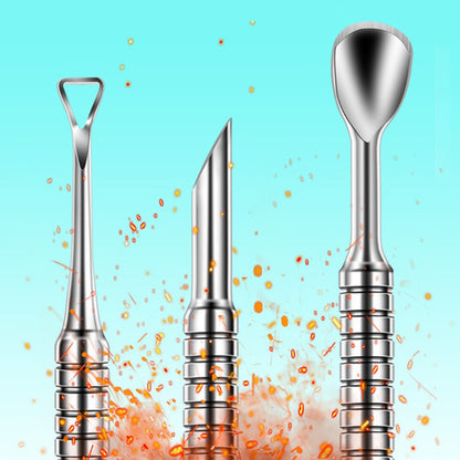 Double-ended Stainless Steel Cuticle Pusher, Nail Manicure Remover, Professional Sticks Nail Art Tools for Cuticle Care