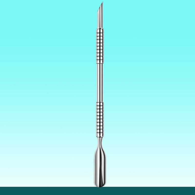 Double-ended Stainless Steel Cuticle Pusher, Nail Manicure Remover, Professional Sticks Nail Art Tools for Cuticle Care