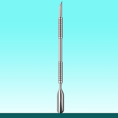 Double-ended Stainless Steel Cuticle Pusher, Nail Manicure Remover, Professional Sticks Nail Art Tools for Cuticle Care