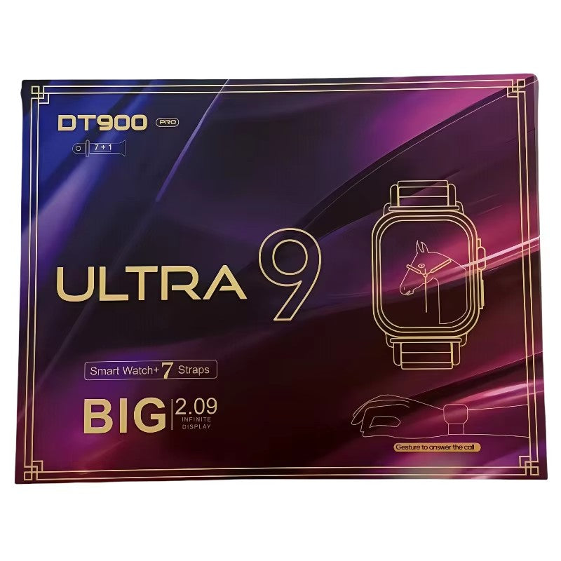 New Watch10 Ultra 3 Smartwatch 7 Watch Straps 22 HD AMOLED Circular Screen ECG Monitoring Reloj Int 8