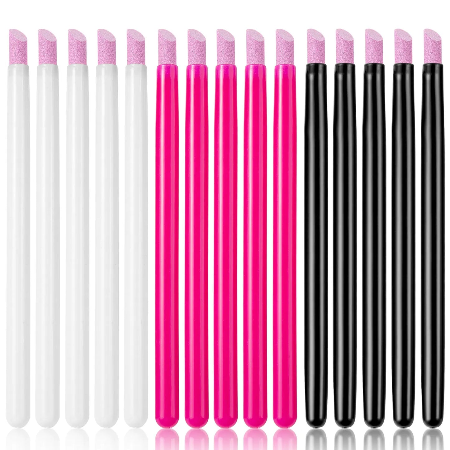 Quartz Nail Cuticle Pushers, Manicure Stick Nail Files, Grinding Pen Dead Skin Remover for Natural Nail Care Tools