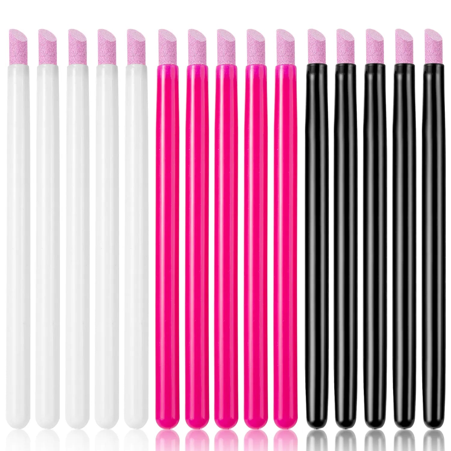 Quartz Nail Cuticle Pushers, Manicure Stick Nail Files, Grinding Pen Dead Skin Remover for Natural Nail Care Tools