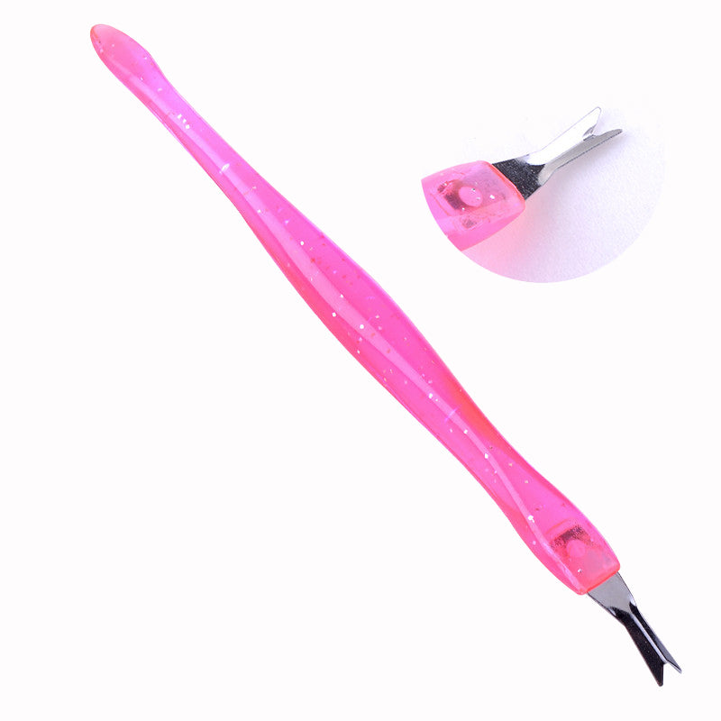 Cuticle Pusher and Trimmer Remover, Professional Nail Art Tools, Manicure Pedicure Salon Care Kit for Home DIY