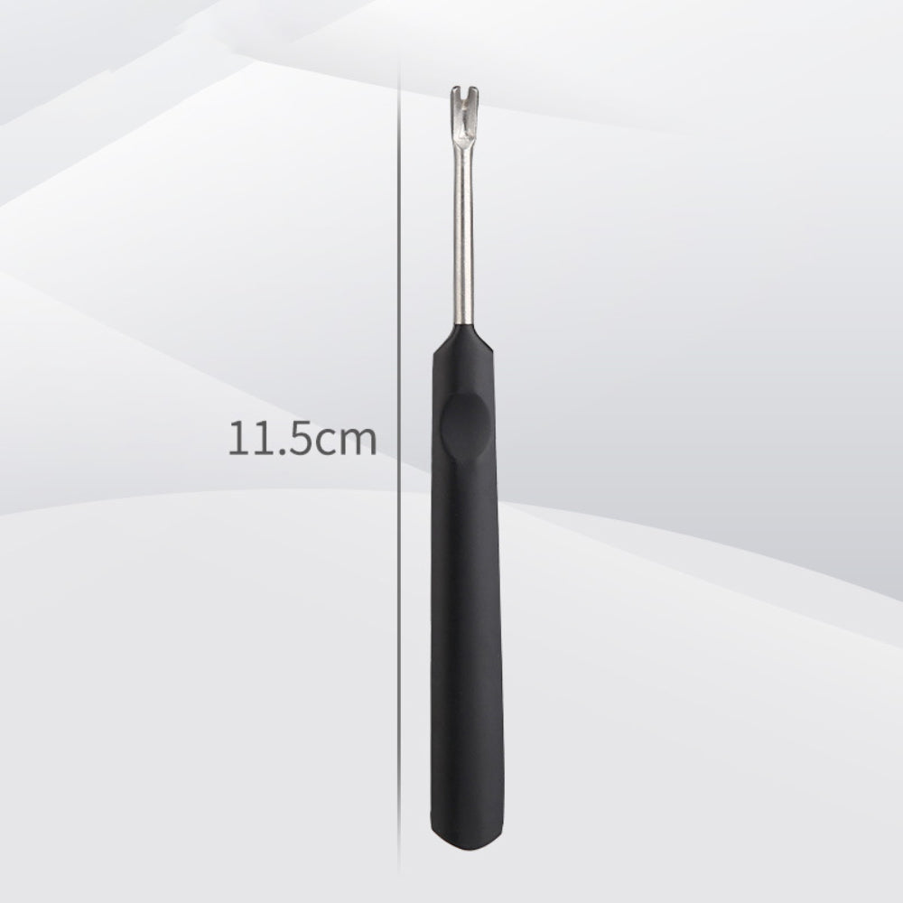Professional V Shape Nail Cuticle Pushers Barb Dead Skin Fork Remover Toenail Pedicure Nail Care To 9