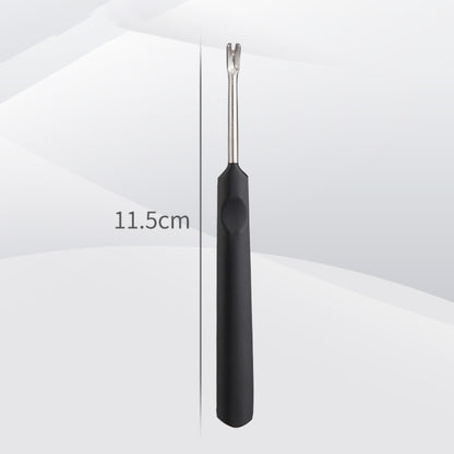 Professional V Shape Nail Cuticle Pushers Barb Dead Skin Fork Remover Toenail Pedicure Nail Care To 9