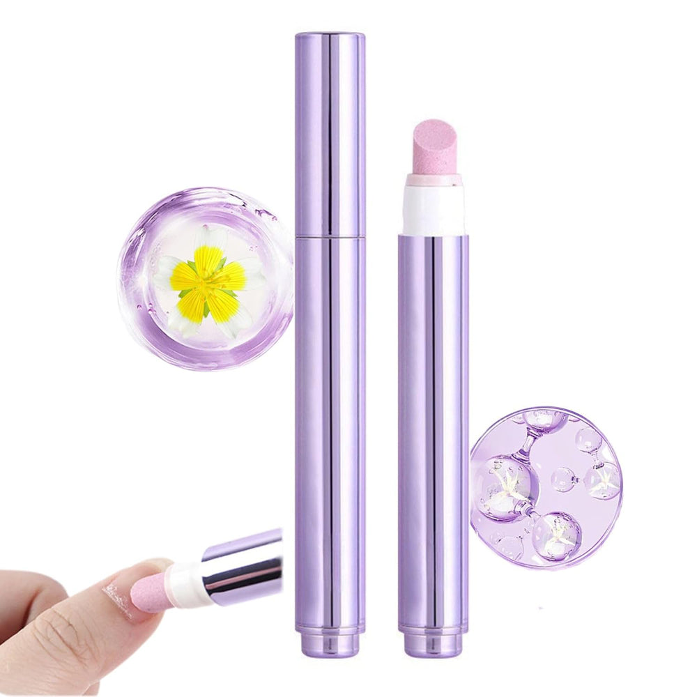 Nail Care Manicure Tools Pumice Stone, Cuticle Pushers with Cuticle Oil Cleaning, Cuticle Remover Stick Nail File