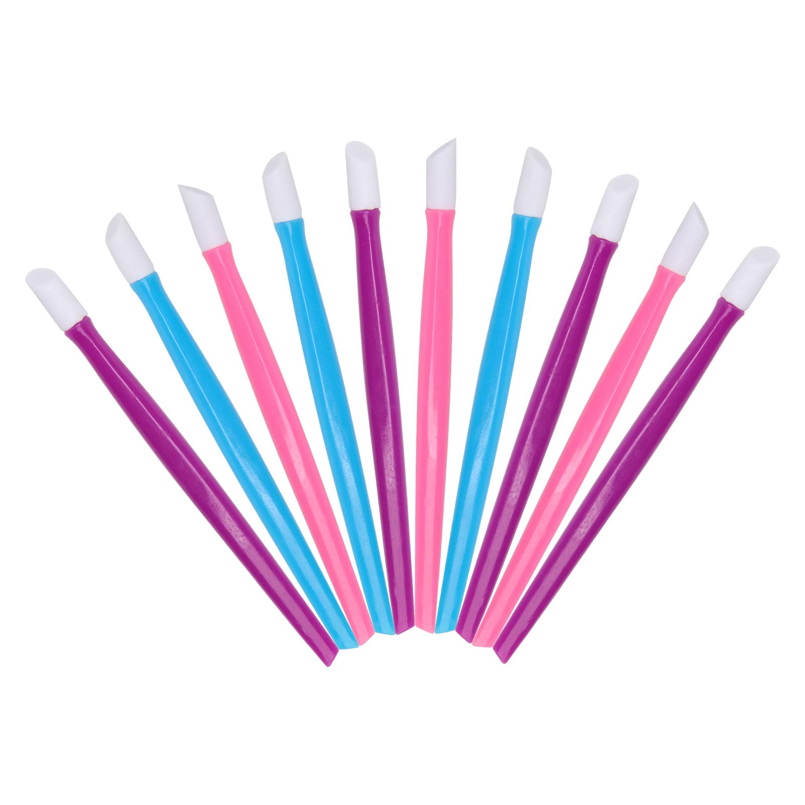 Silicone Cuticle Pusher For Manicure, Gel Polish Pushing Tool, Dead Skin Remover Trimmer Nail Art Accessories