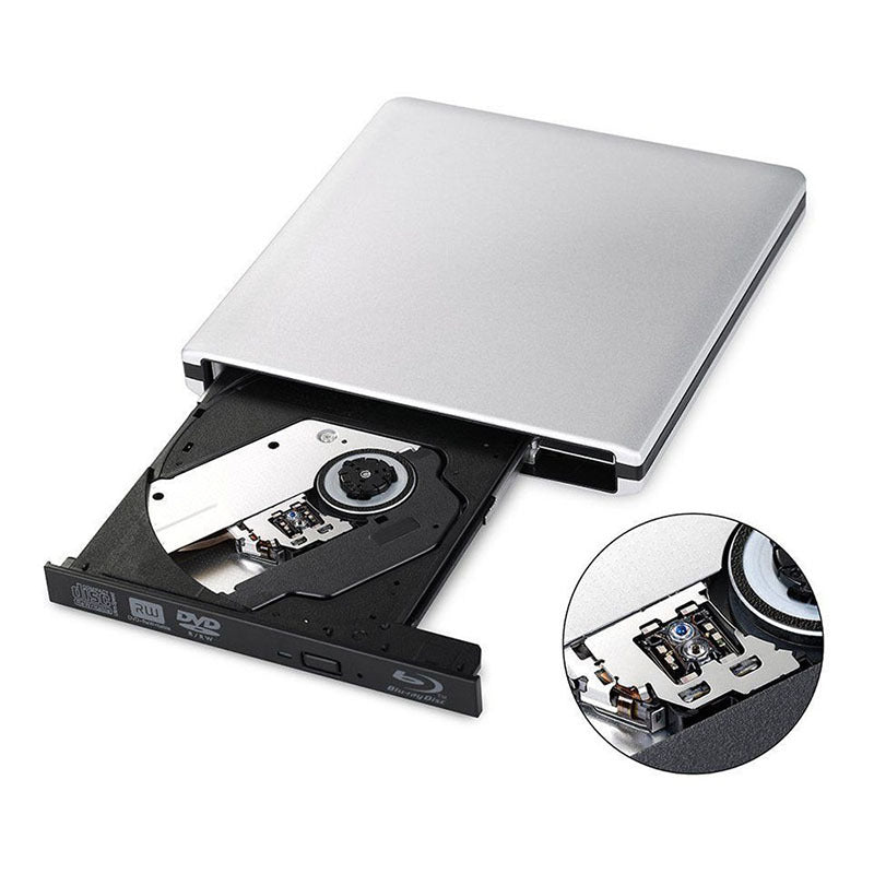 External USB 30 BluRay Burner Drive BDRE Writer 3D BDROM DVDCD Optical Drive For PC Laptop Desktop 3