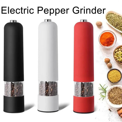 Electric Automatic Pepper and Salt Grinder with LED Light