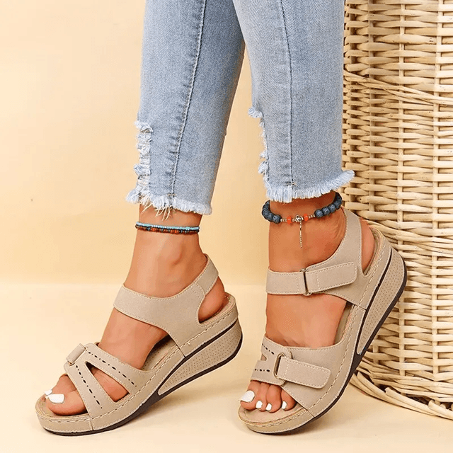 Summer Comfort Wedge Sandals For Women Lightweight Non Slip Platform Shoes 5