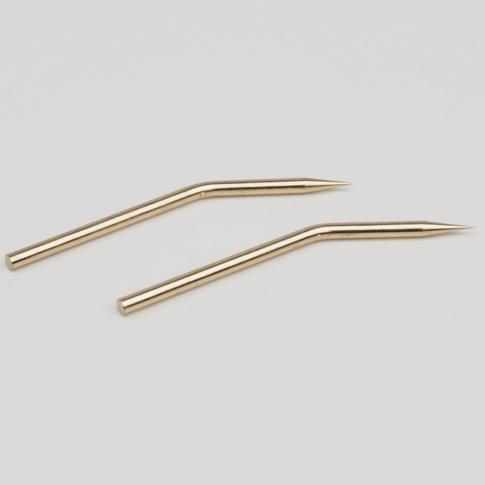 Copper Fibroblast Plasma Pen Replacement Needles  Bent Straight And Curved Tips For 2nd Generation  9
