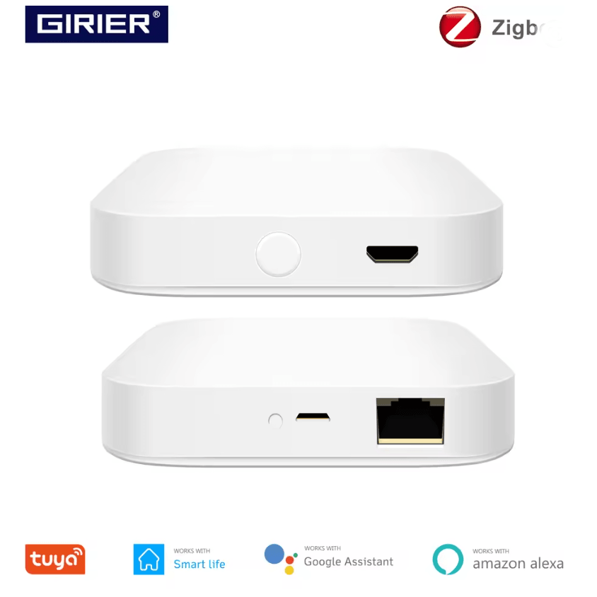 Tuya ZigBee Smart Hub Wireless and Wired Gateway Bridge for Smart Home Control