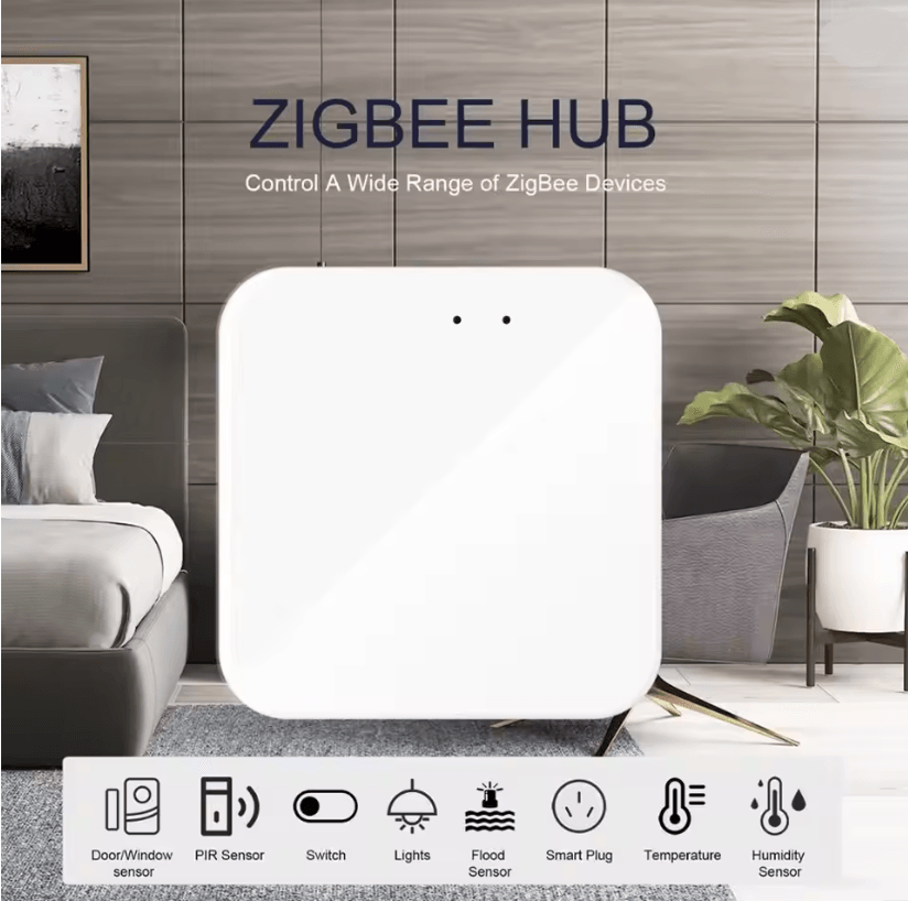 Tuya ZigBee Smart Hub Wireless And Wired Gateway Bridge For Smart Home Control 1