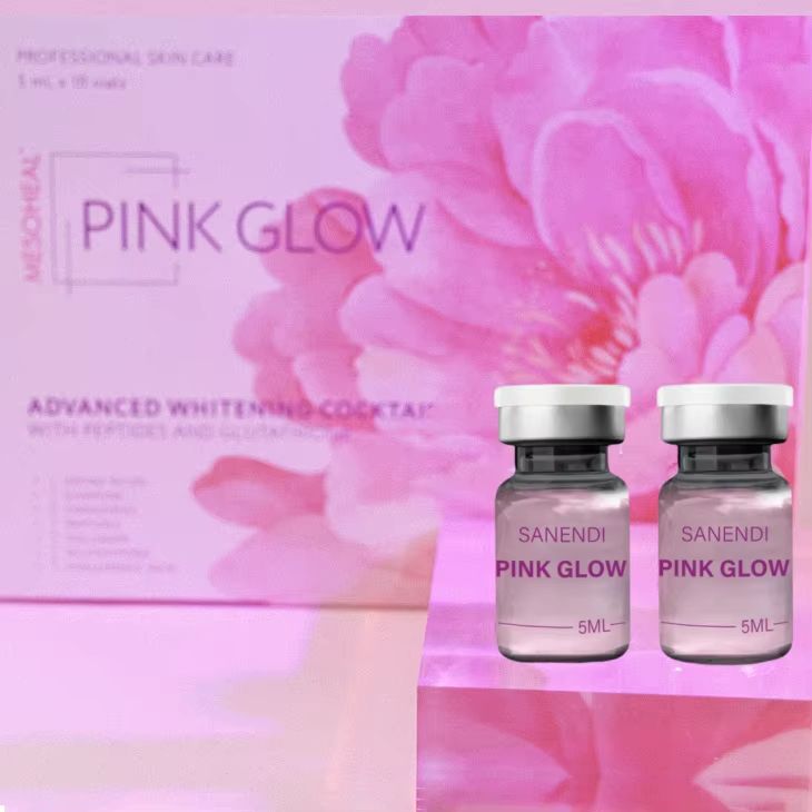 Korean Pink Glow Peptide Serum  Brightening Facial Booster With Nicotinamide For Fine Lines And Rad 4