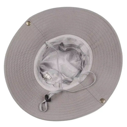 Mens Summer Bucket Hat  Wide Brim UV Protection Outdoor Safari  Hiking Cap 4