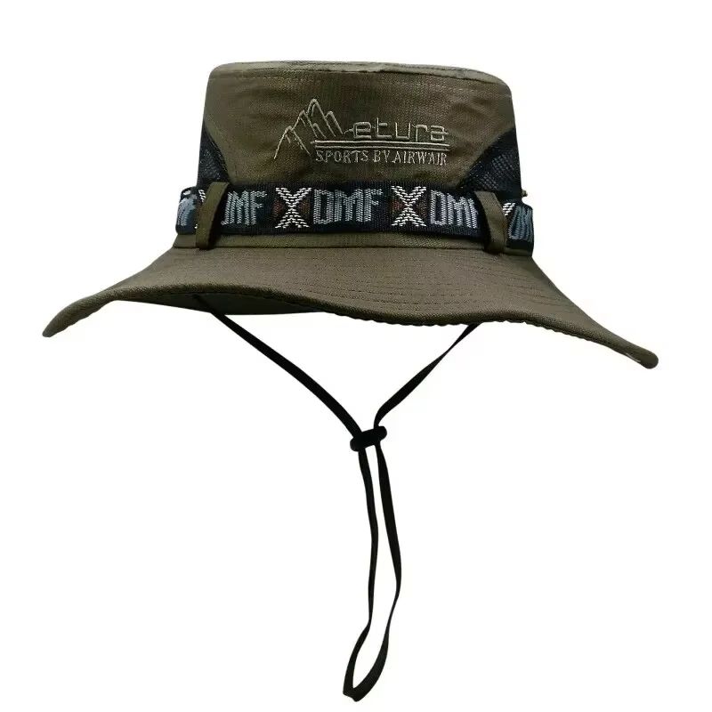 Mens Summer Bucket Hat  Wide Brim UV Protection Outdoor Safari  Hiking Cap 8