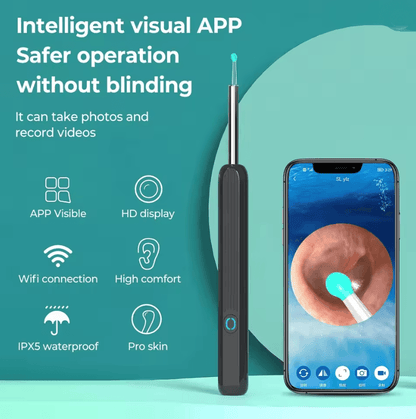 Wireless Ear Cleaner With Camera 1080P Smart Visual Otoscope For Ear Wax Removal 1