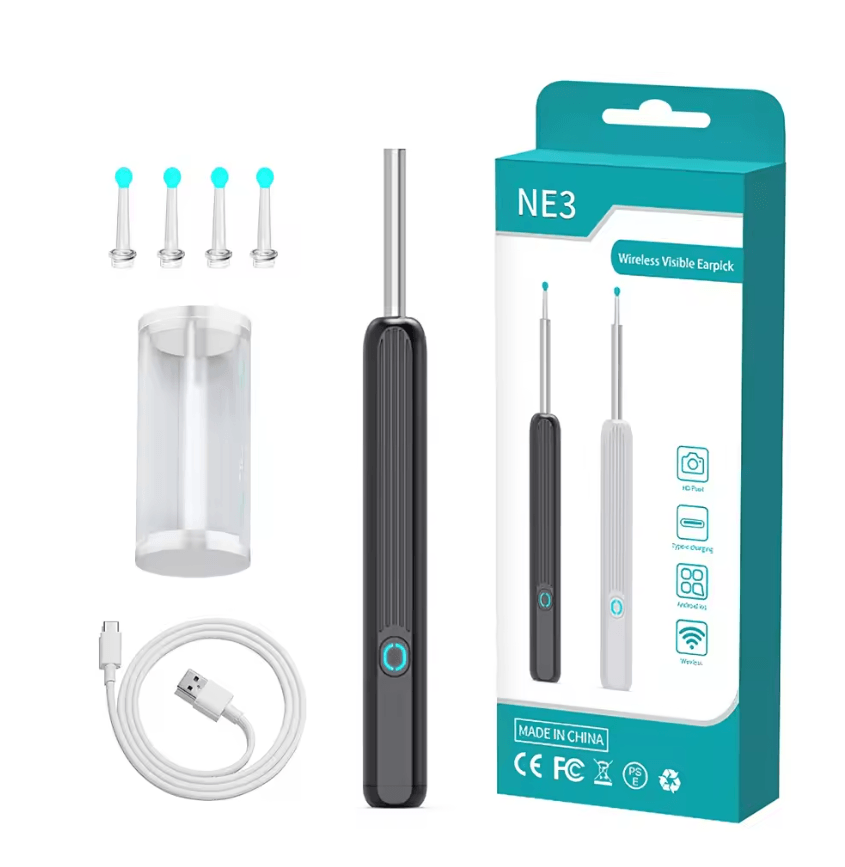Wireless Ear Cleaner With Camera 1080P Smart Visual Otoscope For Ear Wax Removal 3