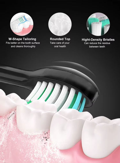 Sarmocare S100 Sonic Electric Toothbrush  Smart Ultrasonic Whitening With 8 Brush Heads 1