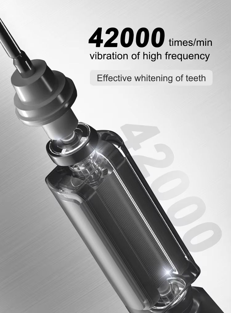 Sarmocare S100 Sonic Electric Toothbrush  Smart Ultrasonic Whitening With 8 Brush Heads 4