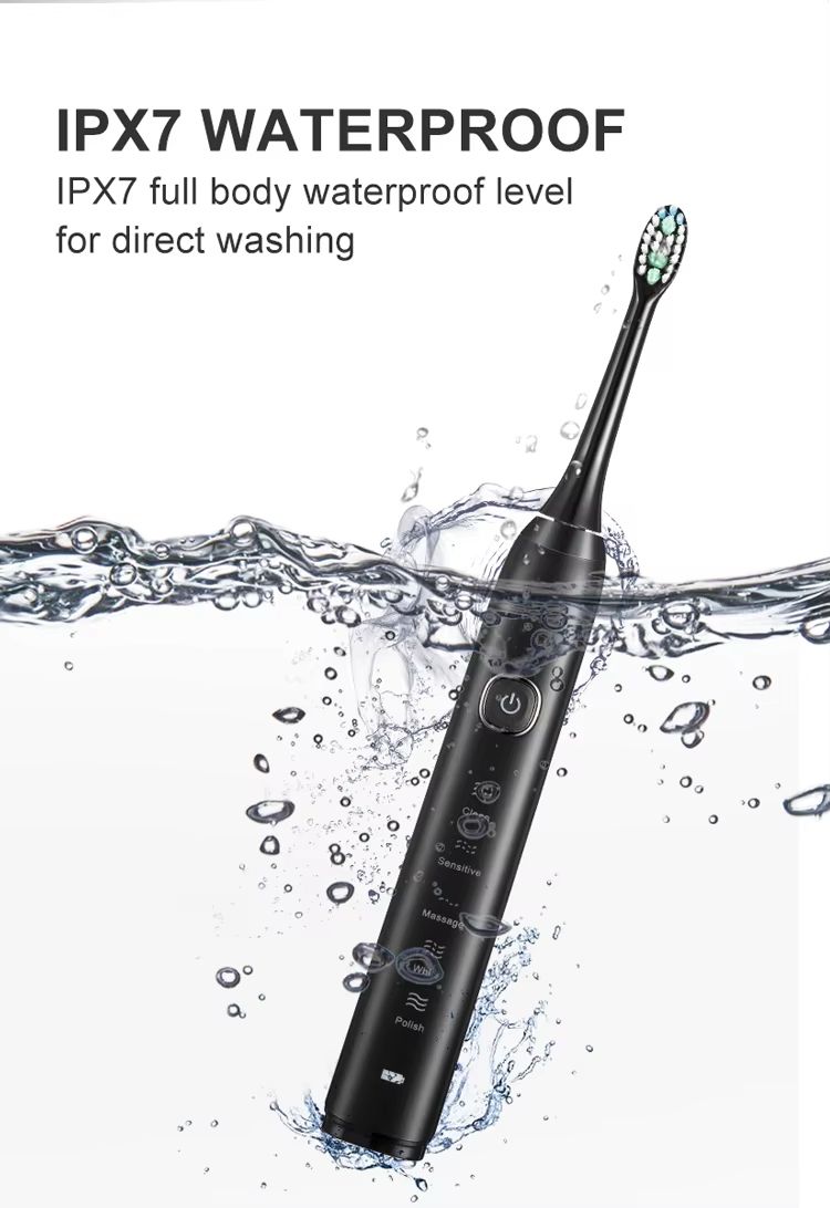 Sarmocare S100 Sonic Electric Toothbrush  Smart Ultrasonic Whitening With 8 Brush Heads 5