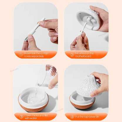 300 Ml Volcano Air Humidifier  USB Ultrasonic Cool Mist Diffuser With 7Color Night Light 5