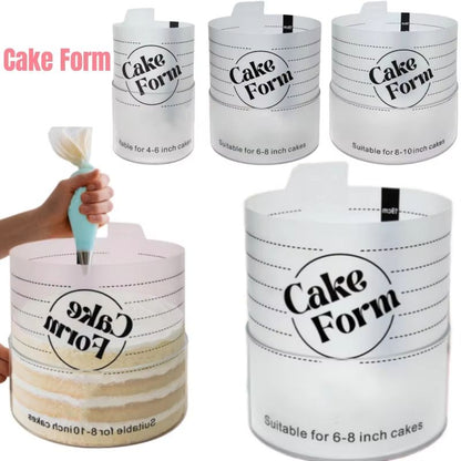 Adjustable Round Cake Ring Mold – Retractable Baking Tool for Mousse, Fondant, and Layered Cakes