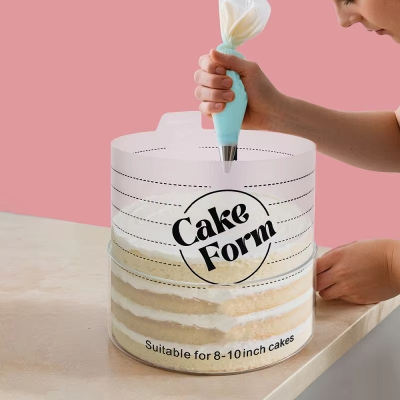 Adjustable Round Cake Ring Mold  Retractable Baking Tool For Mousse Fondant And Layered Cakes 2