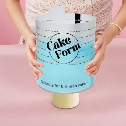 Adjustable Round Cake Ring Mold  Retractable Baking Tool For Mousse Fondant And Layered Cakes 3