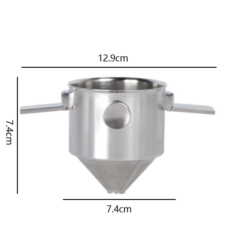 304 Stainless Steel Hanging Ear Coffee Filter  Portable Reusable Hand Brew Funnel For Rich PaperFre 5