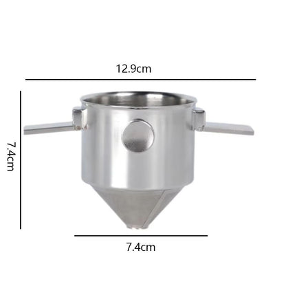 304 Stainless Steel Hanging Ear Coffee Filter  Portable Reusable Hand Brew Funnel For Rich PaperFre 5