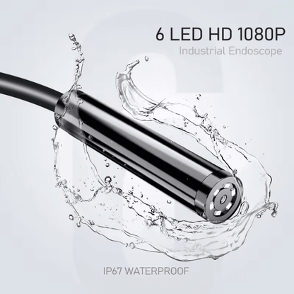 Endoscope Camera With 43 Inch Screen Waterproof HD Borescope With LED Lights 2