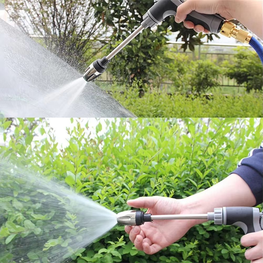 Garden High Pressure Washer Gun With 360 Rotating Hose  Power Cleaning Tool For Cars Patios And Out 2