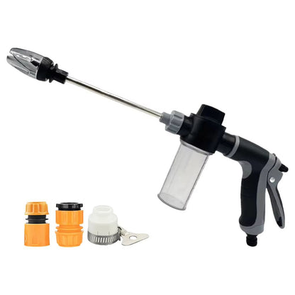 Garden High Pressure Washer Gun With 360 Rotating Hose  Power Cleaning Tool For Cars Patios And Out 11