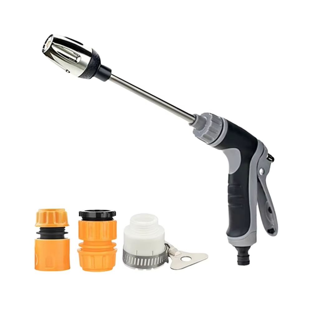 Garden High Pressure Washer Gun With 360 Rotating Hose  Power Cleaning Tool For Cars Patios And Out 7