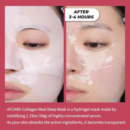 Korean Collagen Face Mask With Hyaluronic Acid  Deep Hydration AntiAging  Brightening Treatment 1