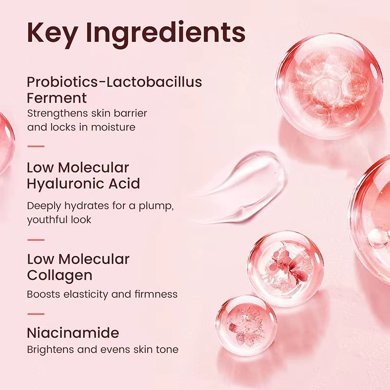 Korean Collagen Face Mask With Hyaluronic Acid  Deep Hydration AntiAging  Brightening Treatment 2