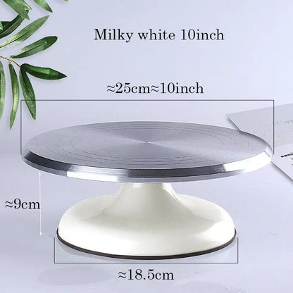 10Inch Aluminum Alloy Cake Turntable  Professional Baking Tool For Decorating  Display 9