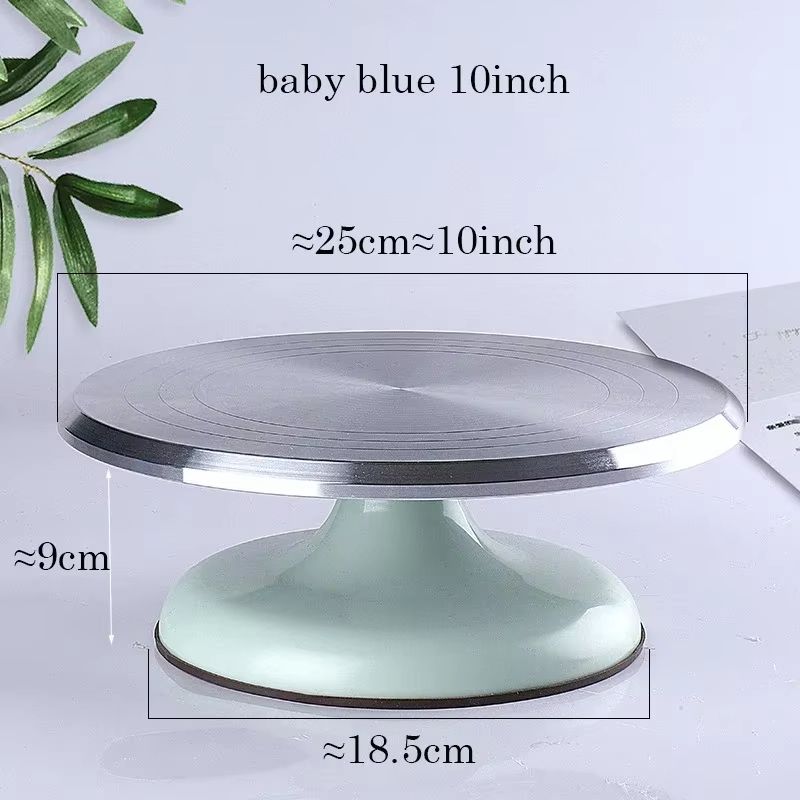 10Inch Aluminum Alloy Cake Turntable  Professional Baking Tool For Decorating  Display 10