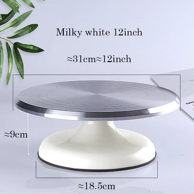 10Inch Aluminum Alloy Cake Turntable  Professional Baking Tool For Decorating  Display 7